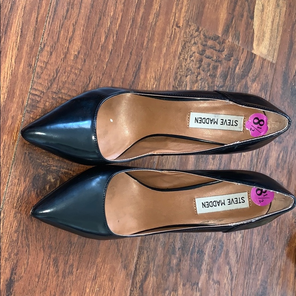 Steve madden pointed toe black heels
